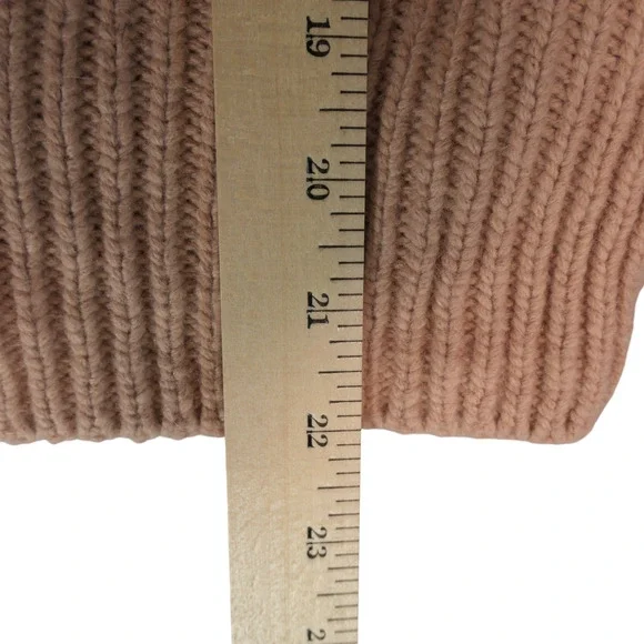 Madewell Sweater Womens XS Pink Wool Alpaca Blend Embroidered Flowers Boho - Picture 6 of 7